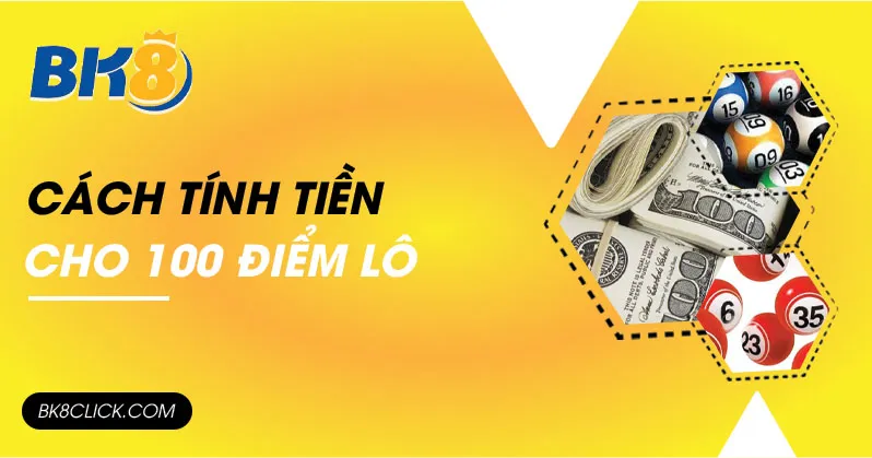 Cách tính tiền cho 100 điểm lô