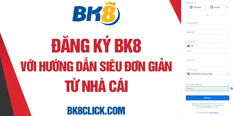 đăng ký bk8