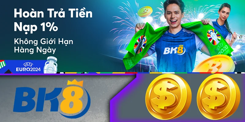 Hoàn trả 1% tiền nạp crypto